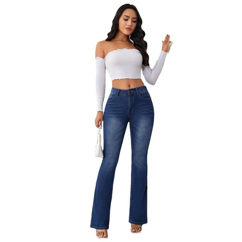 High Waist Bootcut Jeans Women Chic & Style