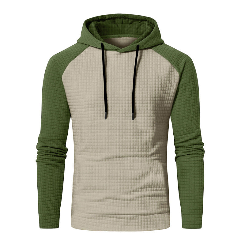 Men's hoodie with textured design Amarae