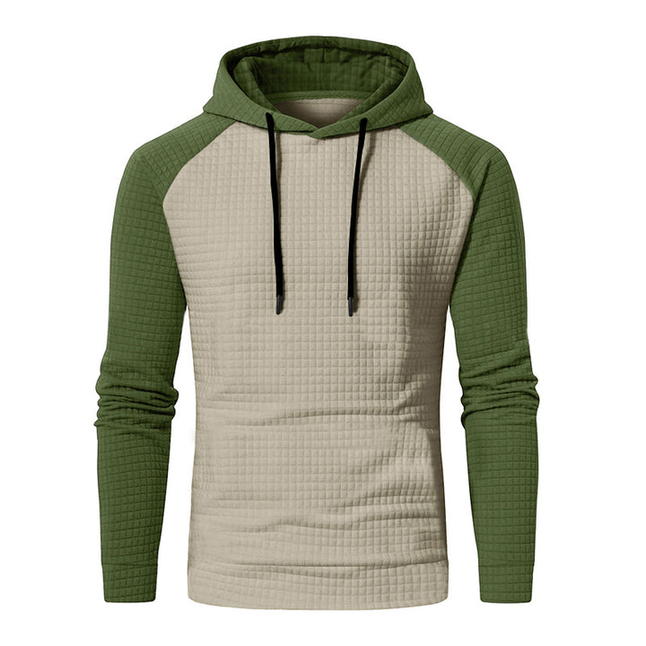 Men's hoodie with textured design Amarae