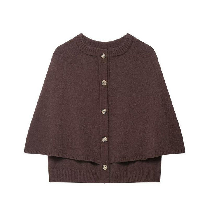 Ladies trendy poncho sweater Lune London