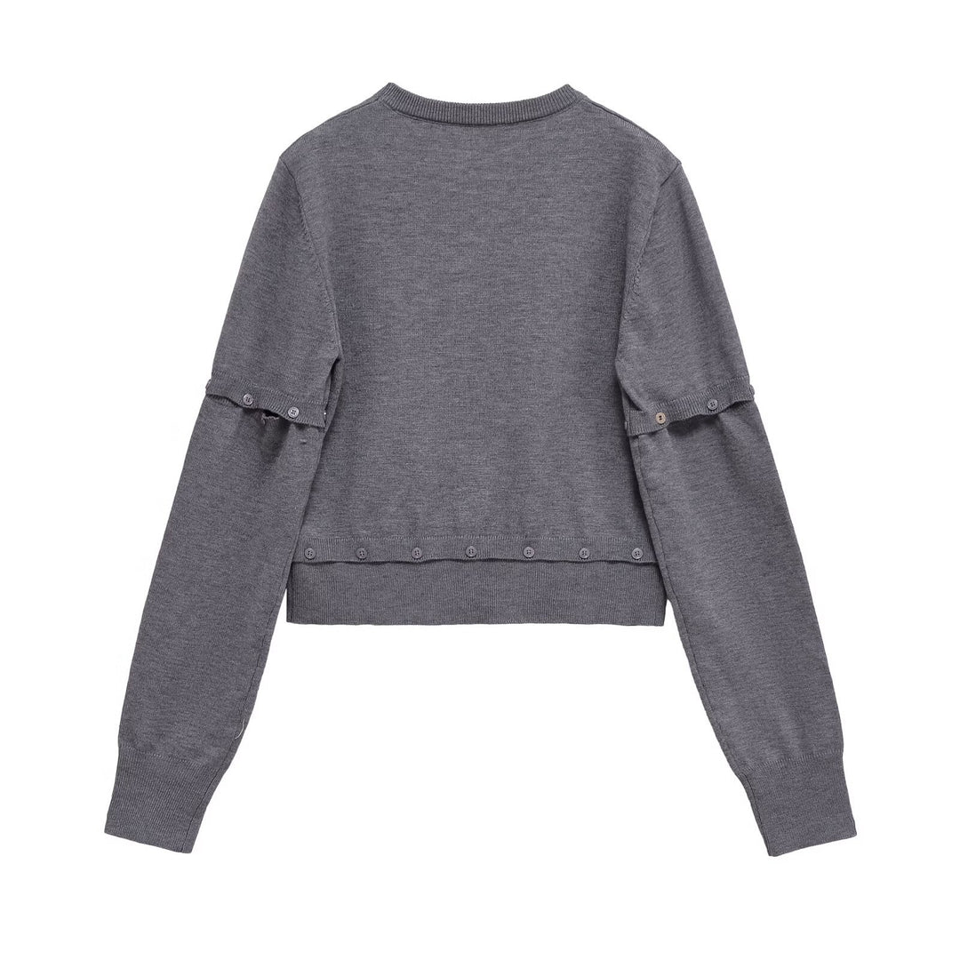 Women’s knit jacket with decorative buttons Lune London