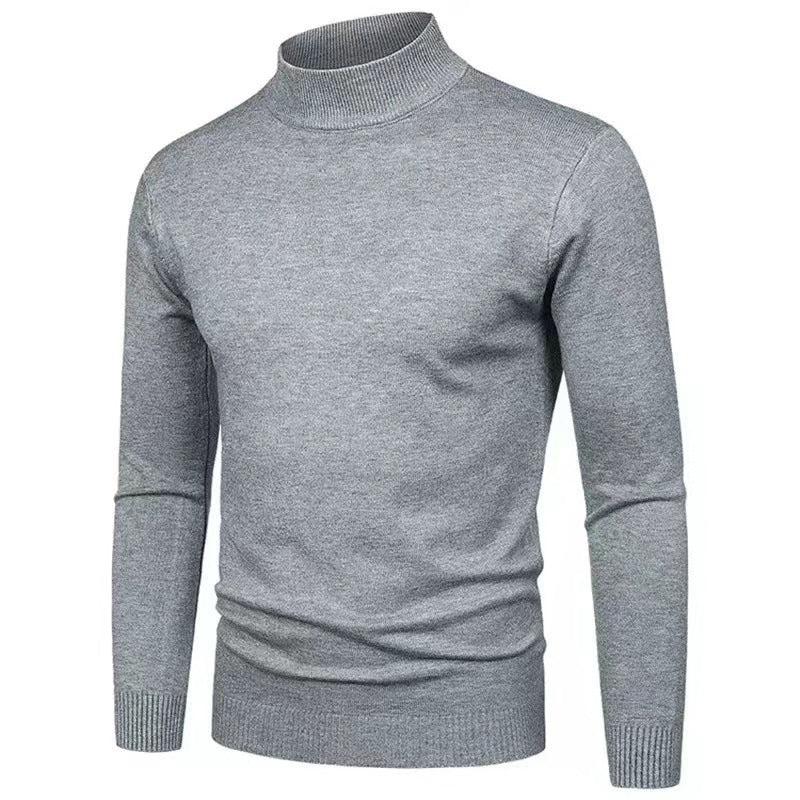 Men's turtleneck sweater made of high-quality knit material Lune London