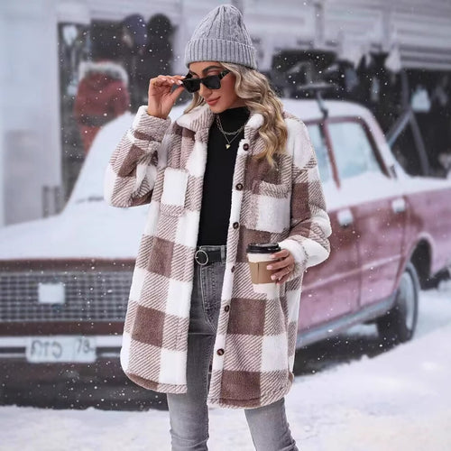 Ladies Flannel-Winter Jacket Amarae