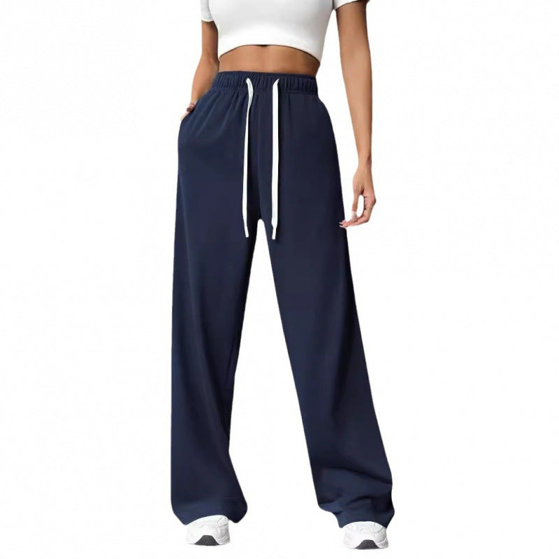 For women Comfortable and casual leisure pants with a loose fit and elastic waist Lune London
