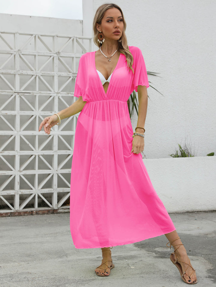 Ladies Breezy Maxi Cover-Up Dress Lune London