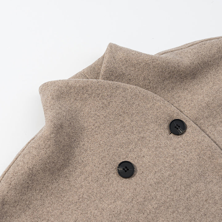 Veste en laine pour femmes à double boutonnage Chic & Stil