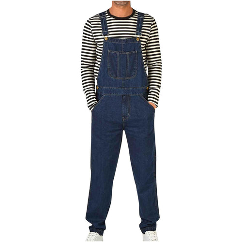 Men's denim overall with adjustable straps and practical pockets Amarae