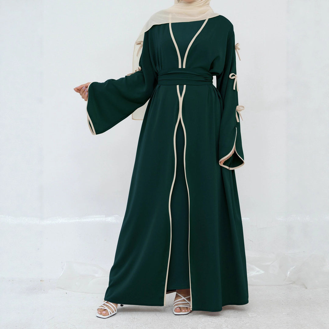 Maxi dress for women with elegant knot details and a flowy cut Lune London