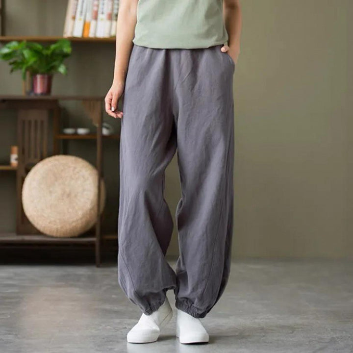 Women Comfortable Air Pants with Elastic Waistband Chic & Stil
