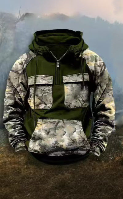 Men's Functional Camouflage Hoodie Lune London