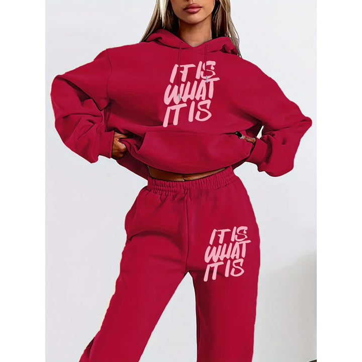Women's Sweatshirt and Jogging Pants Set Lune London