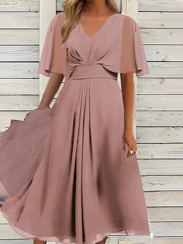 Chic and stylish fluid midi dresses for women