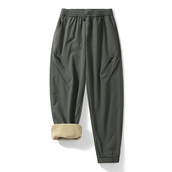 Women's Technical Trekking Jogger Pants with Elastic Waistband, Zipper Pockets and Wind-Resistant Surface Amarae