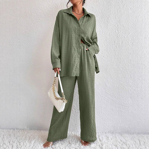 Women Comfortable Casual Long Sleeve Set Amarae