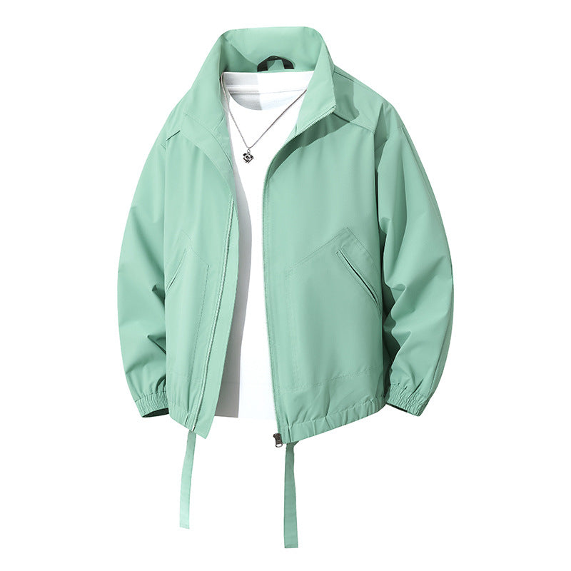 Casual windbreaker jacket for men with elastic cuffs and practical pockets Lune London