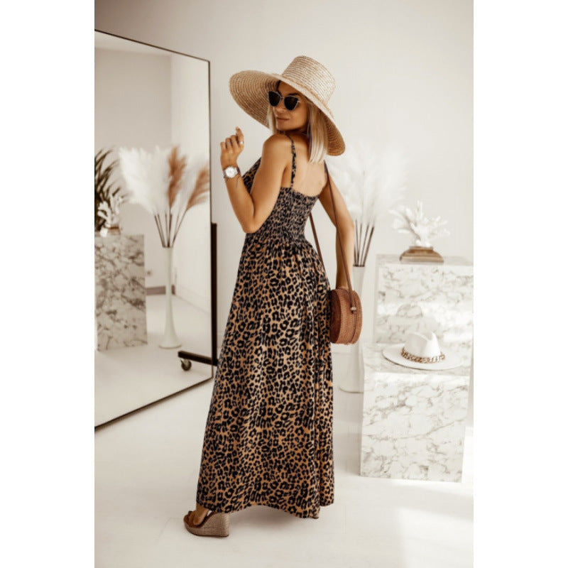 Lune London Animal Print Long Dress for Women