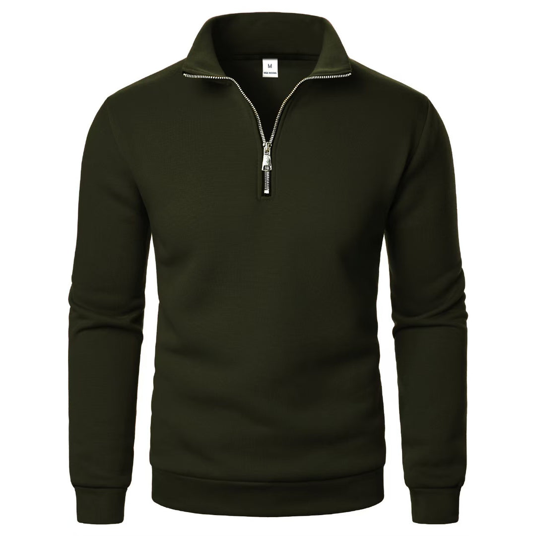 Men's sweatshirt with zipper and modern stand-up collar Chic & Stil