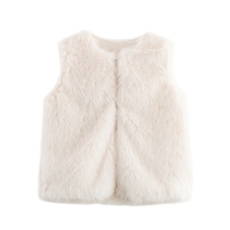 Women's Cozy Faux Fur Vest Lune London
