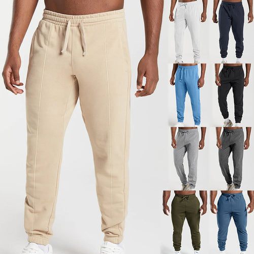 Men's sporty leisure pants with elastic waist and side pockets Amarae
