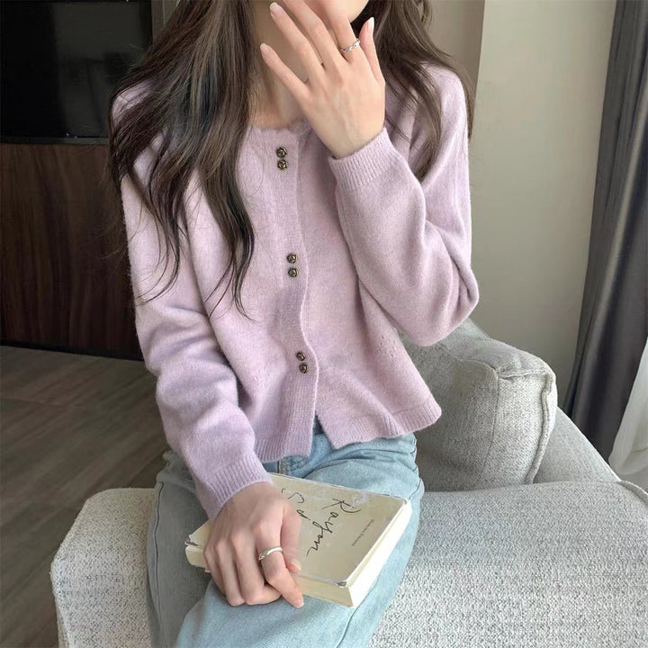 Cardigan confortable pour femmes avec fermeture à boutons Chic & Stil