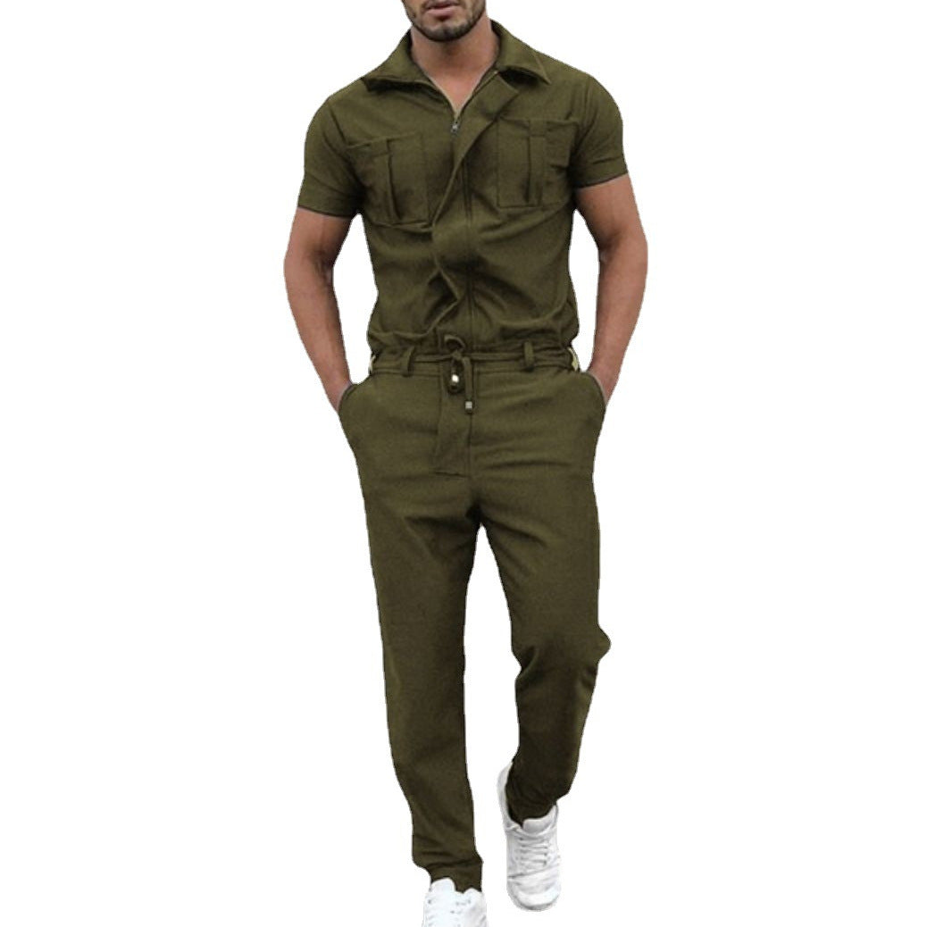 Ladies' jumpsuit with practical pockets and elastic waistband Lune London