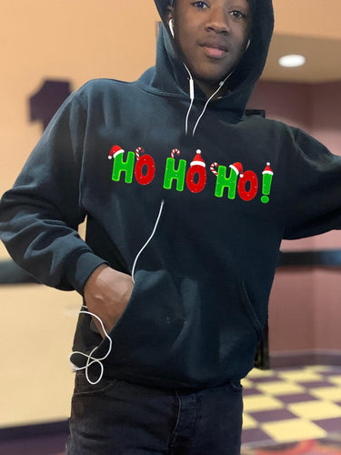Men's Hoodie with festive inscription Amarae