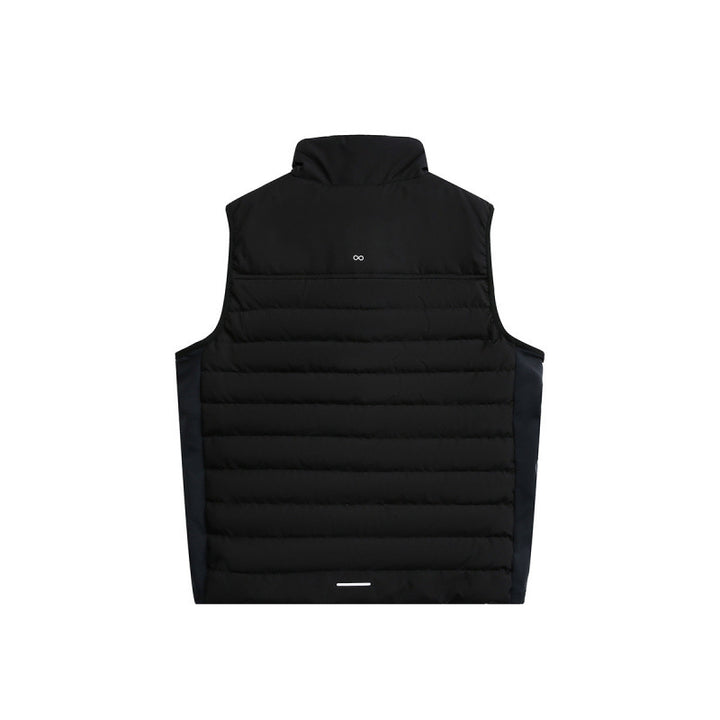 Men's lightweight padded functional vest with stand-up collar and stretch side inserts Amarae