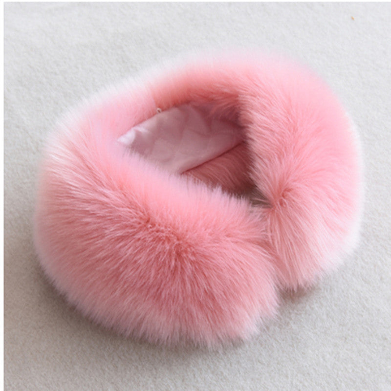 Women's High-Pile Loop Scarf made of Faux Fur with Soft Lining Amarae