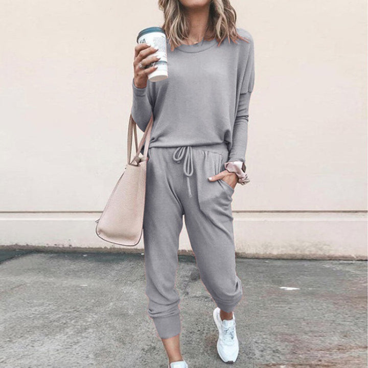 Women Casual Overalls with Practical Drawstring and Side Pockets Lune London