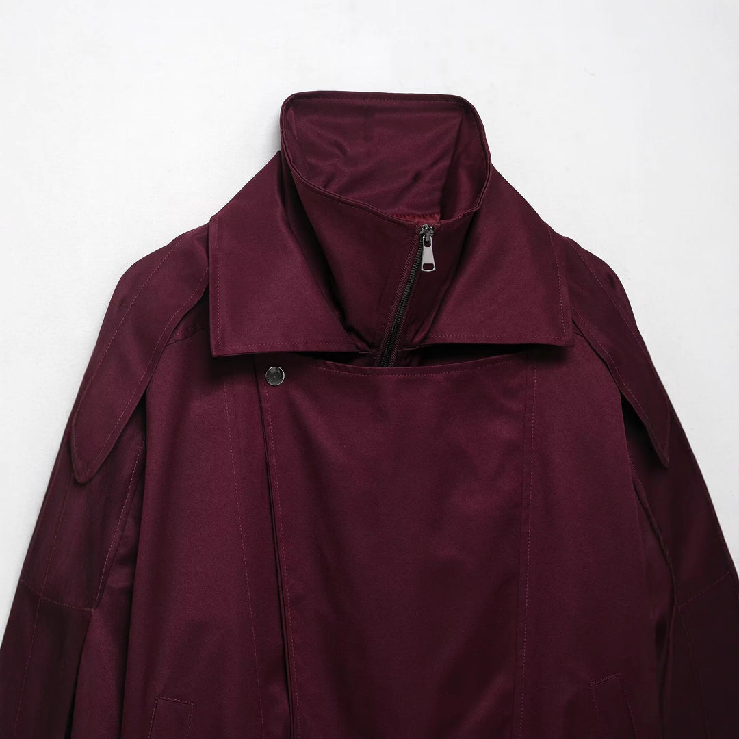 Sporty transitional jacket for women with adjustable waist and practical pockets Lune London