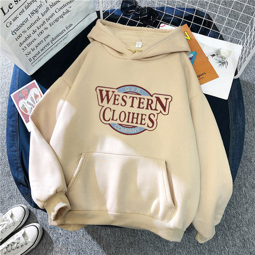 Women's hoodie with stylish logo print Chic & Stil