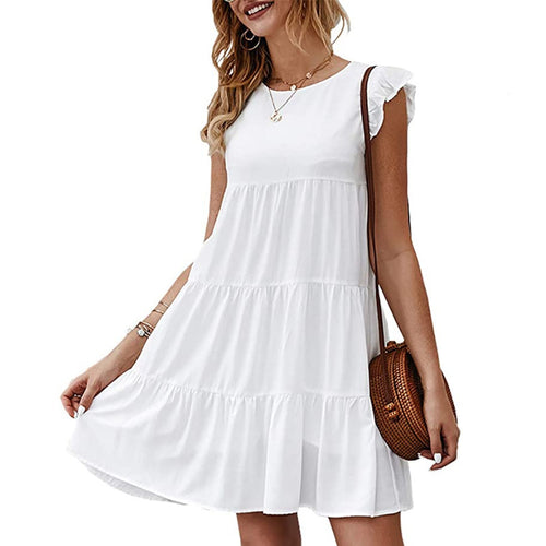 Casual dress for women with ruffle detail and elegant cut Amarae