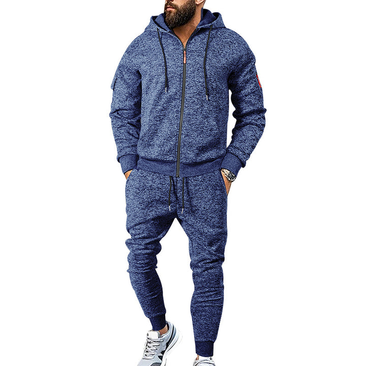 Two-piece sports training outfit for men with practical pockets and elastic waistband Chic und Stil