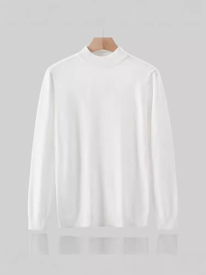 High quality cotton turtleneck sweater for men Lune London