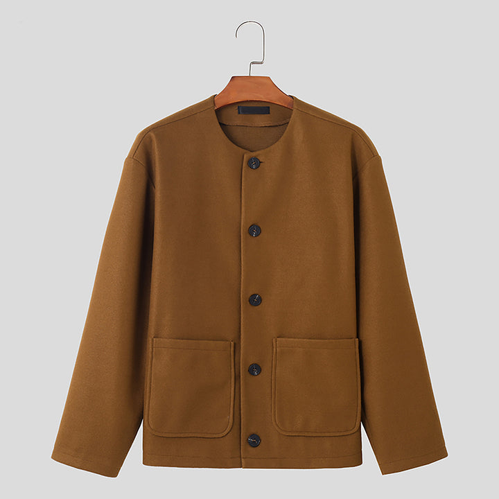 Women's transition jacket with practical pockets and button closure Lune London