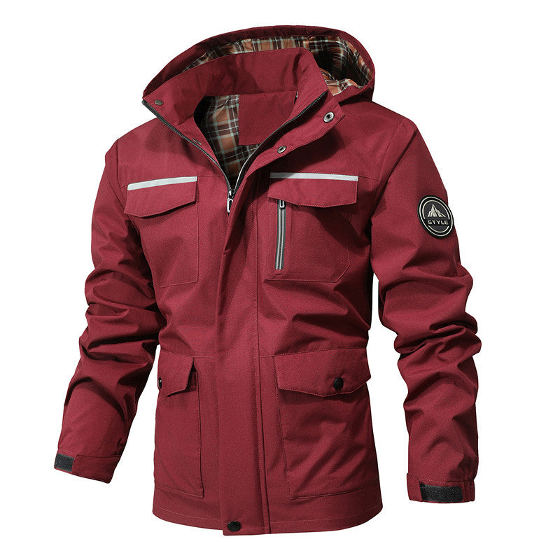 Water-repellent functional jacket for men Amarae