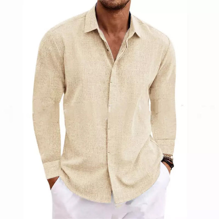 Men's Leisure Shirt Made Of Breathable Cotton with Long Sleeves and Modern Cut Lune London