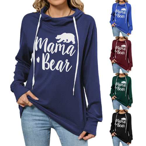 Casual hoodie for women with Amarae stamped design