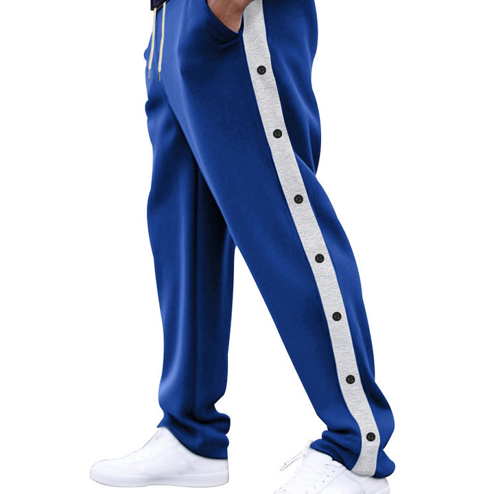 Sport leisure pants for women with snap buttons on the sides Lune London
