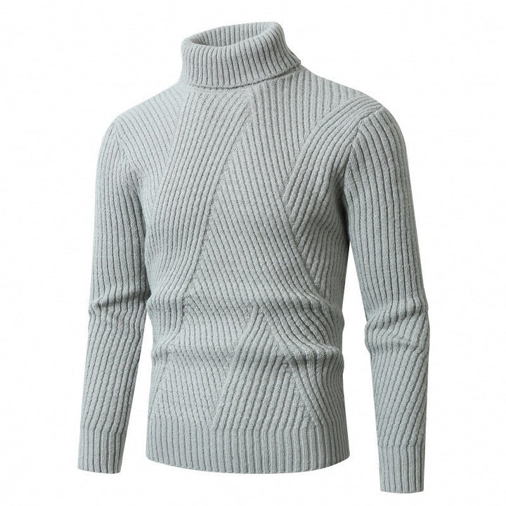 Turtleneck sweater for women with textured design from Lune London