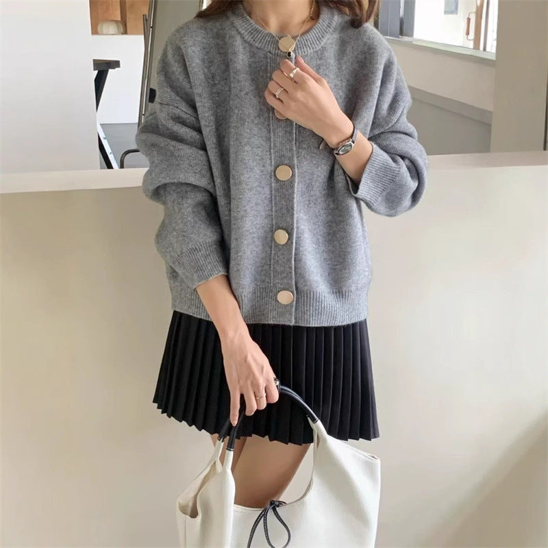 Cardigan womens cozy avec détails de boutons et coupe moderne Chic & Stil