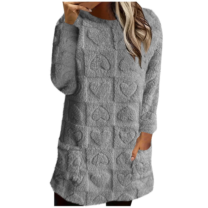 Ladies Cozy Tunic with Heart Pattern Amarae
