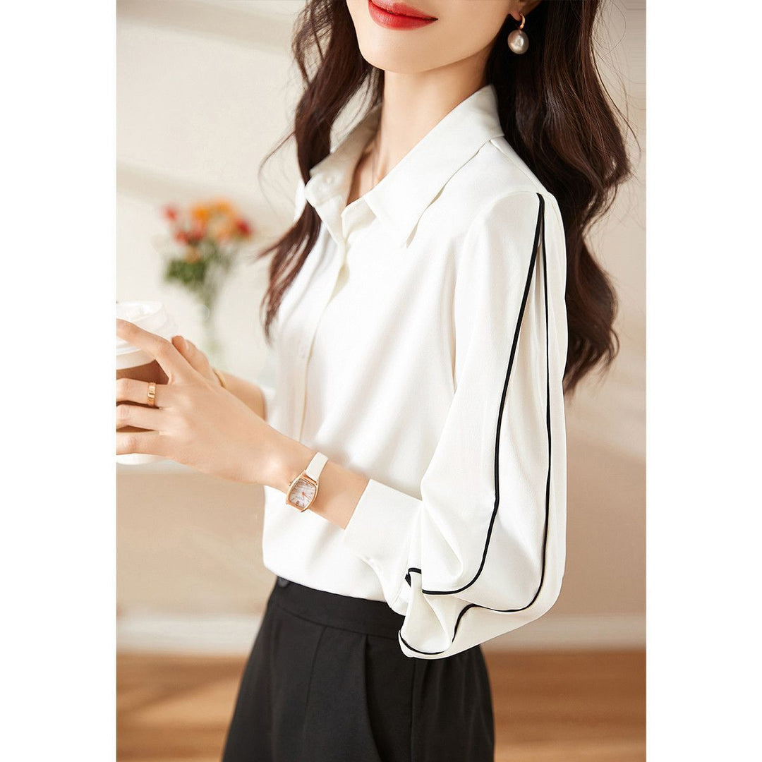 Blouse élégante pour femmes avec détails de boutons classiques Chic & Stil