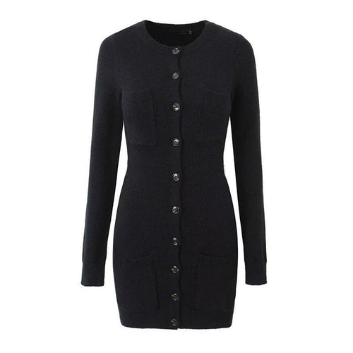 Knit jacket for women with pockets and buttons Amarae