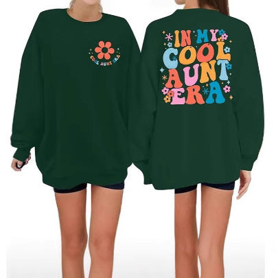 Sweatshirt pour femmes avec imprimé floral moderne et coupe décontractée Chic & Stil