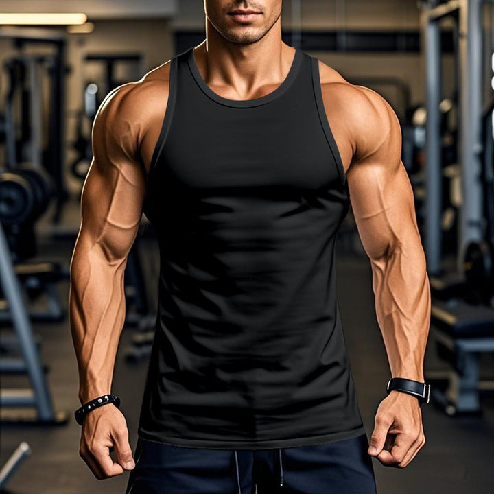 Men's training tank top in breathable functional material Amarae