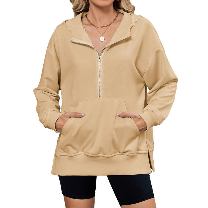 Women's hoodie with full zip and pockets Lune London