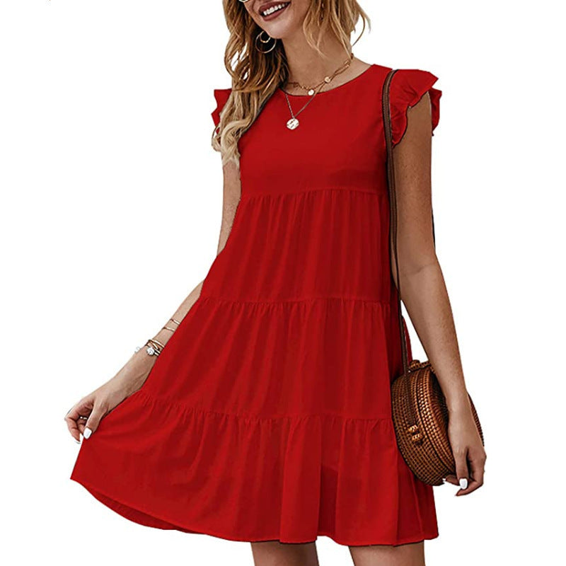 Casual dress for women with ruffle detail and elegant cut Lune London