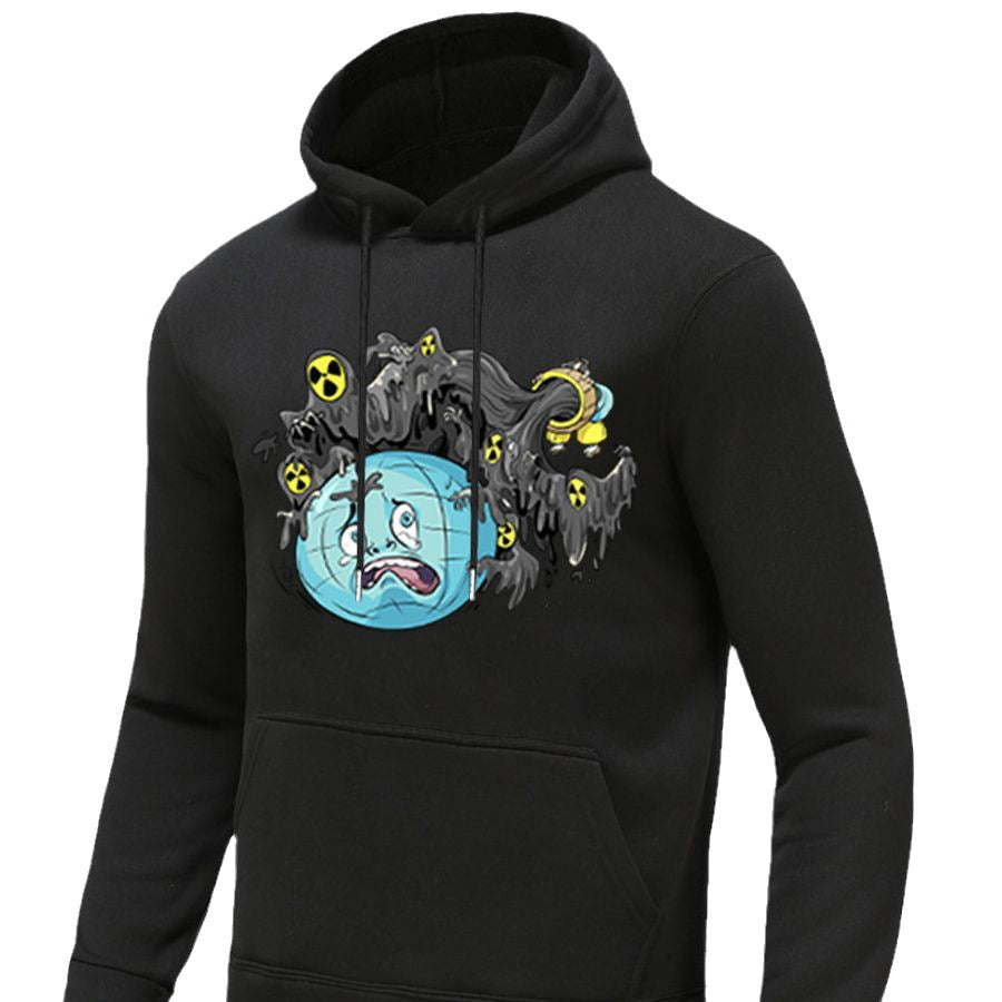 Ladies hoodie with unique graphic print Lune London