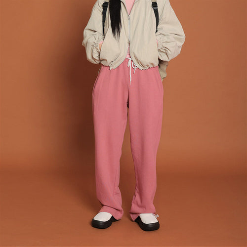 Pantalons de jogging décontractés pour femmes avec une taille élastique et une taille réglable Chic & Stil